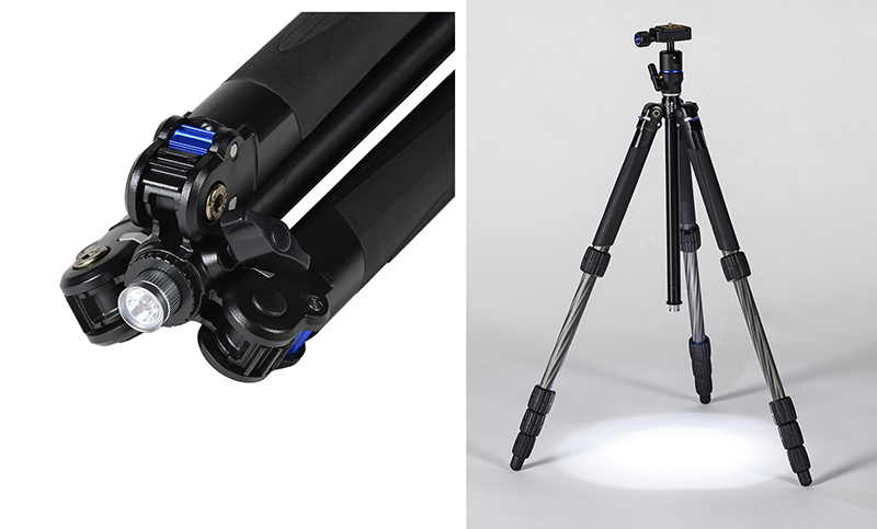 LEDライトを装備