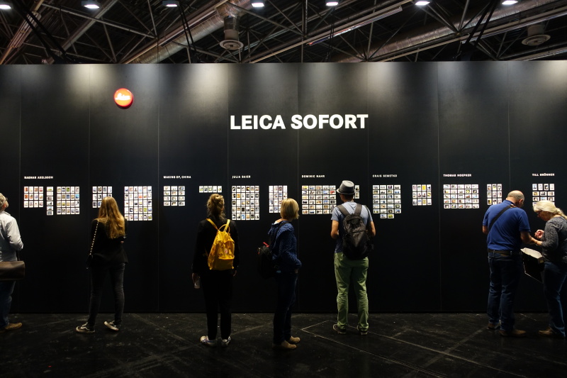 有名作家がライカ ゾフォートで撮った作品のウォールもあった
