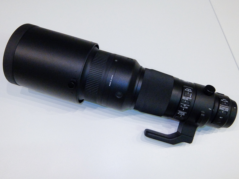 フードを装着したところ