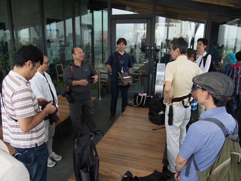 撮り歩きを始める前にスタッフから注意事項の説明が行われた