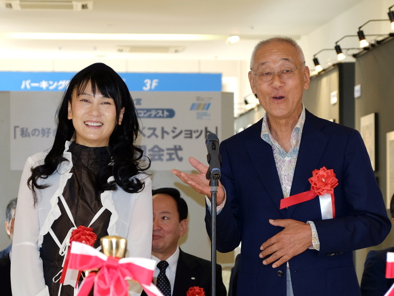 フォトライターの矢野直美氏と、鉄道写真家の広田尚敬氏