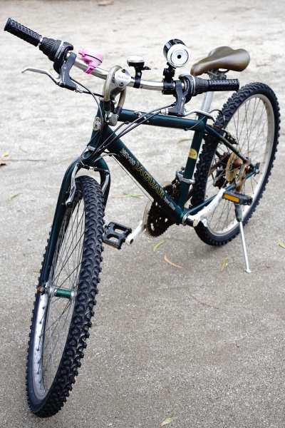 自転車にOLYMPUS AIR A01をマウント