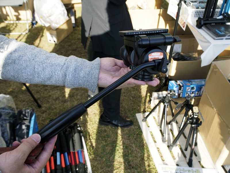 参考出展されていたベルボンのビデオ雲台「FHD-66A S/W FOR WARM WEATHER」。