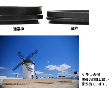 フィルター枠が薄枠仕様になった