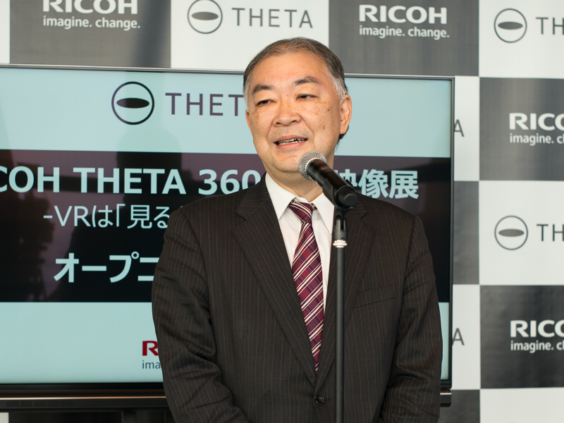 リコーイメージング株式会社 代表取締役社長の赤羽昇氏