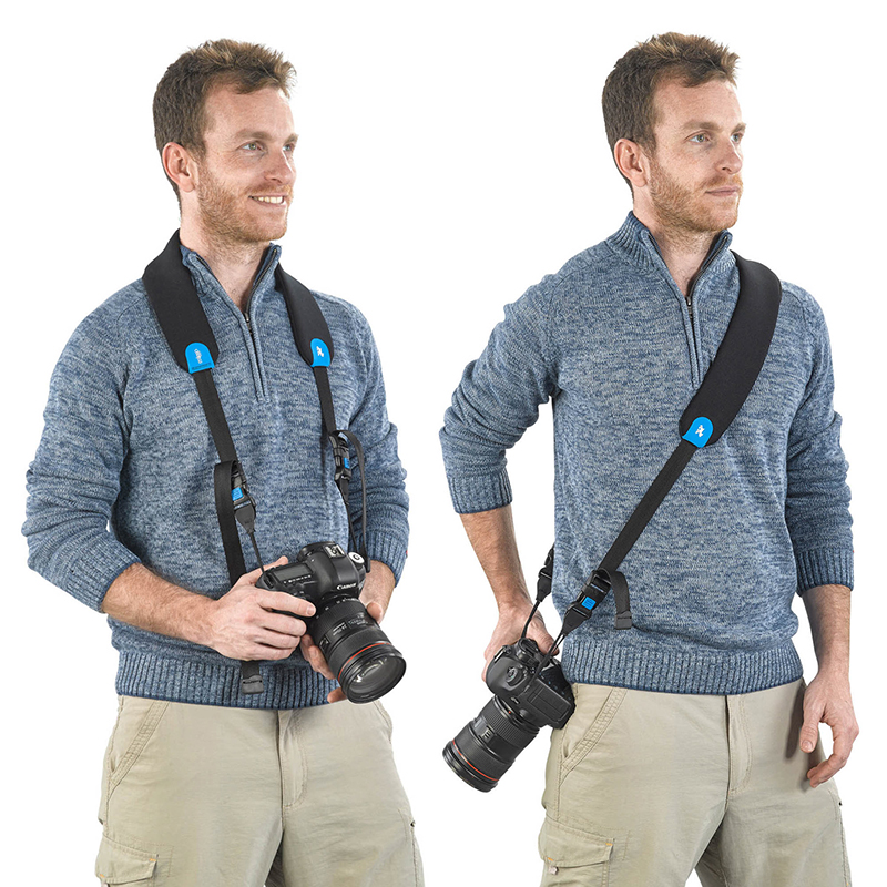 ショルダーストラップはカメラストラップとしても使用できる