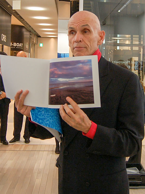 Joel Meyerowitz（ジョエル・マイロウィッツ）氏。2008年に撮影。（撮影：市井康延）