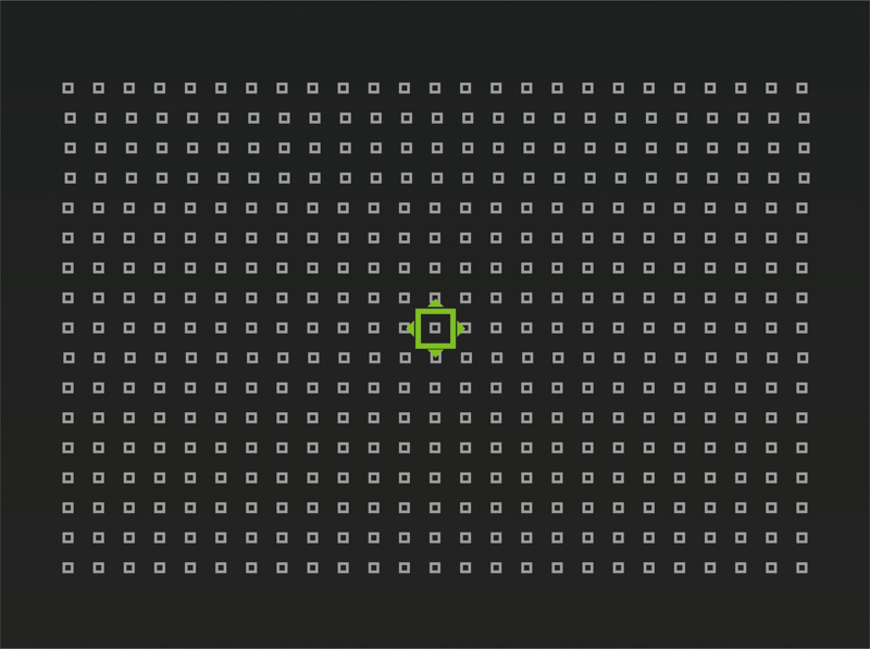 フォーカスポイントの例（425点）