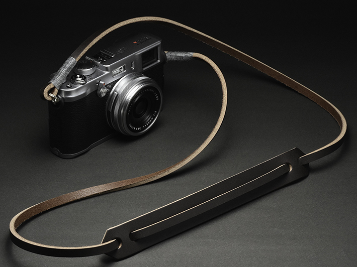 gordy's | ゴーディーズ  レザーカメラストラップ L 120cm（ダークブラウン）