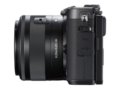 キヤノン、EOS M5の性能をフラットボディに収めた「EOS M6