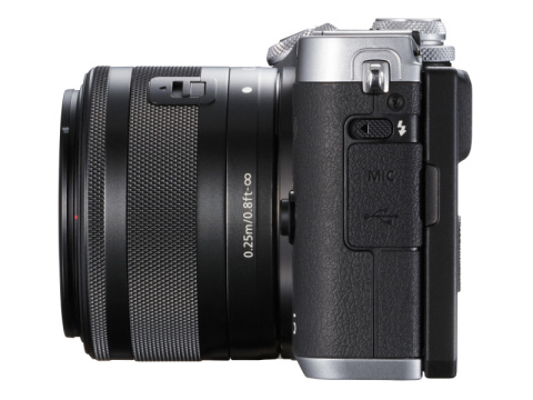 キヤノン、EOS M5の性能をフラットボディに収めた「EOS M6