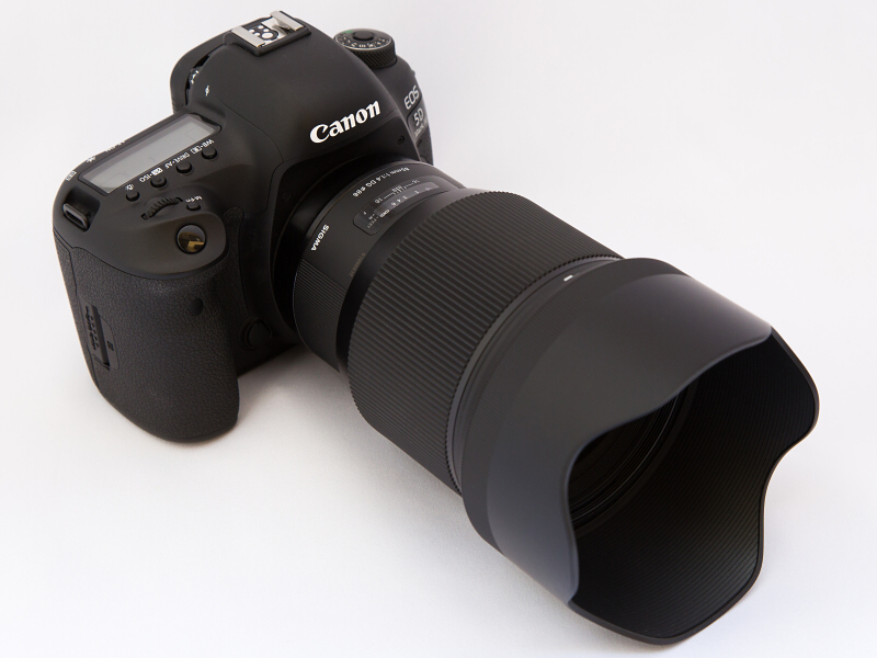 同梱のフードを装着したところ