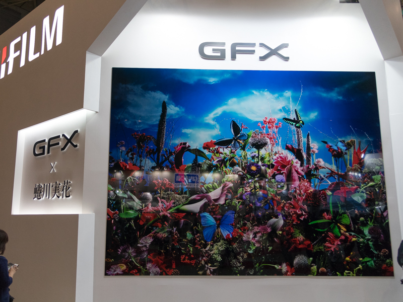 蜷川実花さんがGFX 50Sで撮影した作品の10畳プリントも