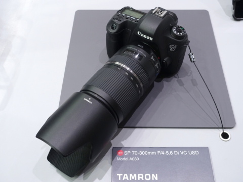 イベントレポート】【CP+】タムロン、望遠ズーム「SP 70-200mm F2.8 Di