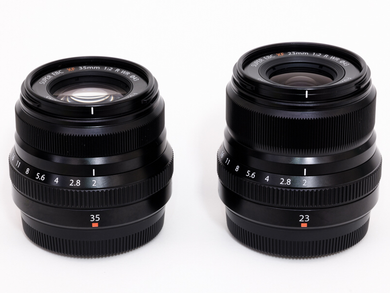 35mmF2 R WR（左）との比較