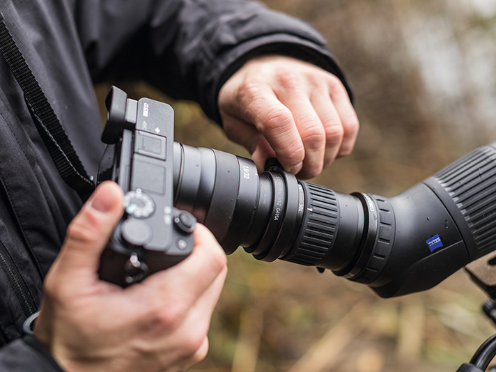 カメラ用レンズへの装着例