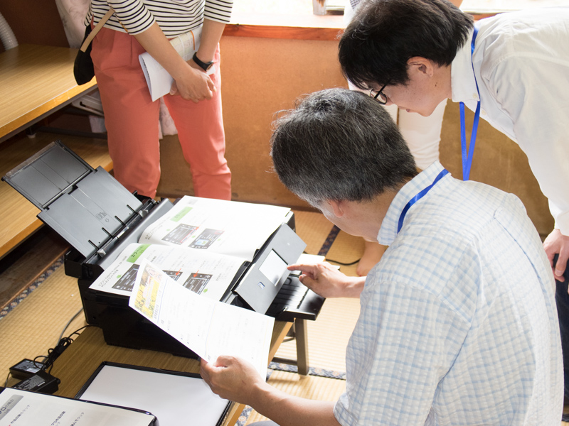 指示書通りにプリント設定を進めていく。