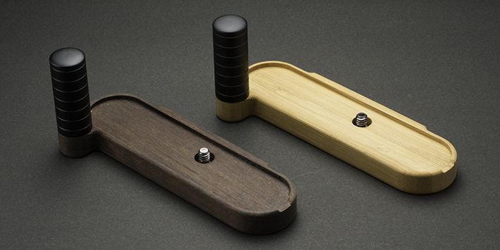 左からウッド、バンブー