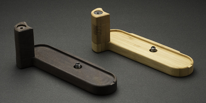 左からウッド、バンブー