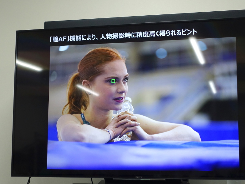 スポーツ写真でもインタビューやポートレート撮影の機会はあり、瞳AFが便利という
