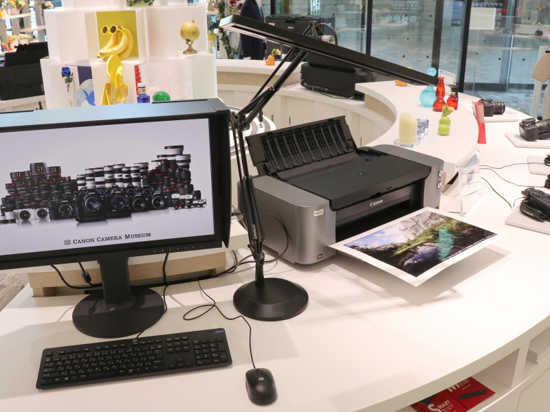 本格的なお試しプリントのコーナー