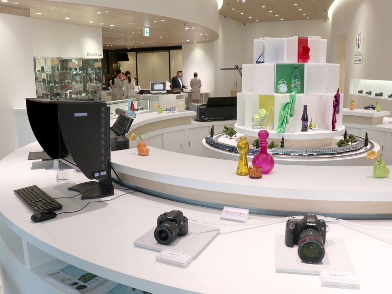 キヤノンプラザ大阪のショールーム