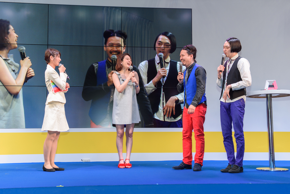 イベントはピスタチオのお二人のトークでハイテンションにスタート。筧さんの登壇で一層の盛り上がりを見せた。