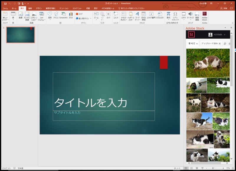 画像検索も可能