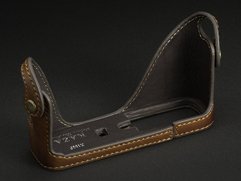 X-Pro2、X-T2、X100F、PEN-Fのハーフレザーケース - デジカメ Watch