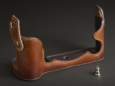 X-Pro2、X-T2、X100F、PEN-Fのハーフレザーケース - デジカメ Watch