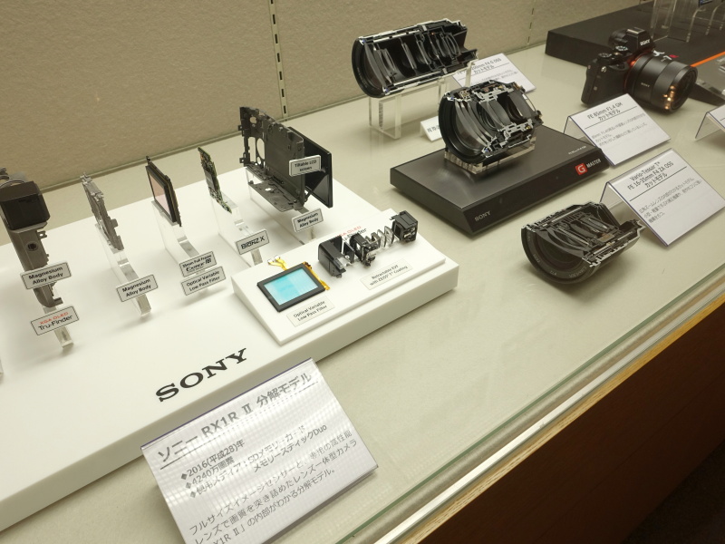 ソニー。フルサイズコンパクトRX1R IIやG Masterのレンズの分解モデル