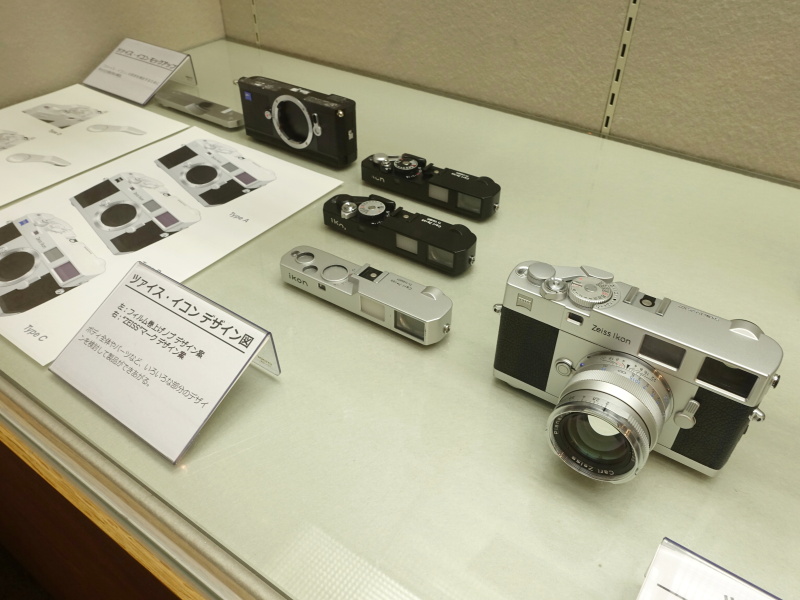 コシナ。ツァイス・イコンのデザインスケッチ、ベッサRの分解見本など