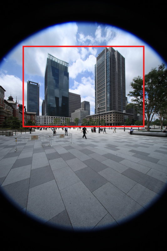 PCレンズのイメージサークルとシフトアオリ