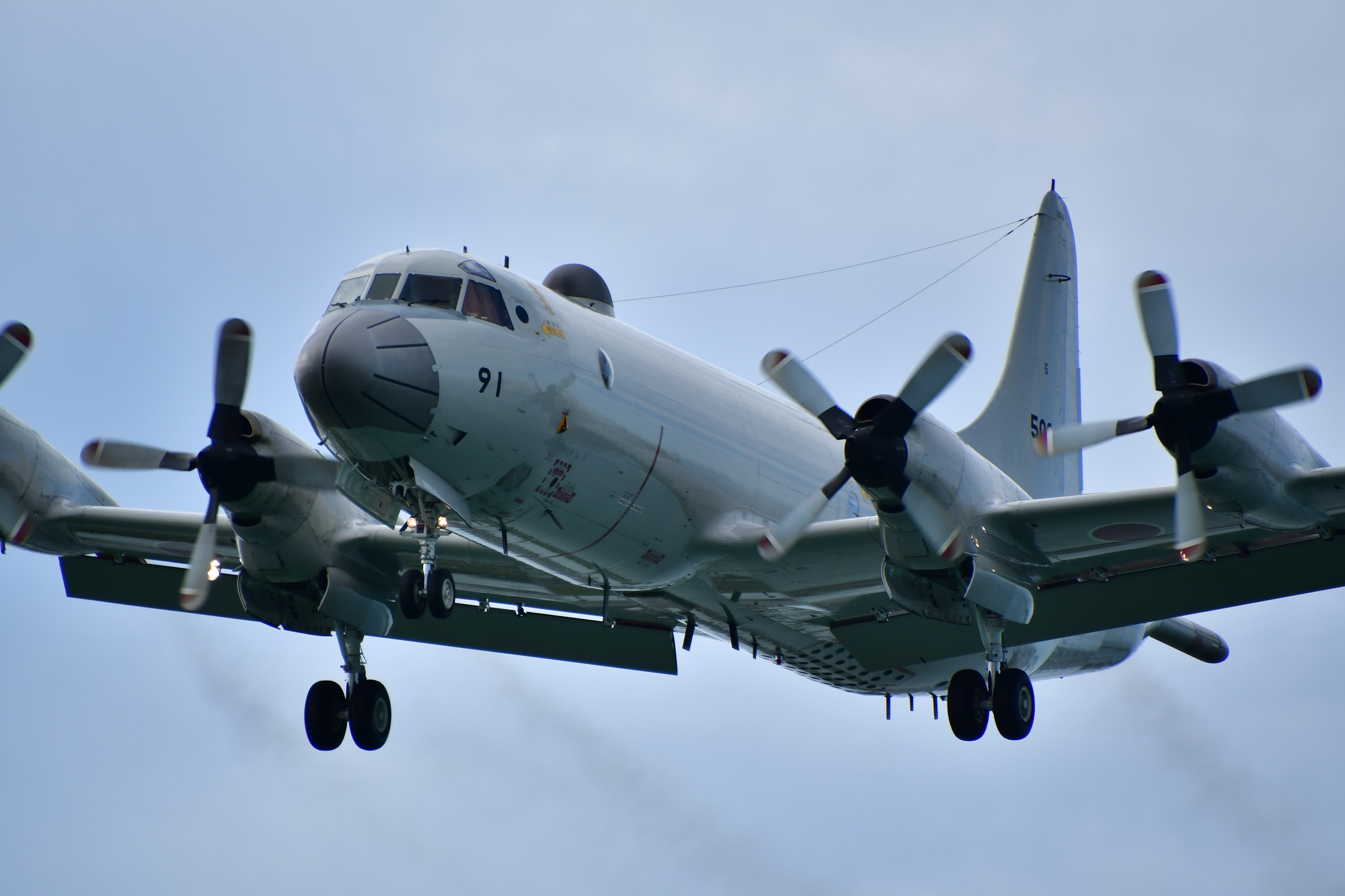 瀬長島から那覇空港で離発着訓練をしていた航空機を撮影した。AFも精度が高く、高速なためストレスなく撮影することができた。<br><span class="fnt-85">D7500 / 18-400mm F/3.5-6.3 Di II VC HLD / 絞り優先AE（1/1,600秒・F6.3・+0.7EV） / ISO 320 / 400mm（600mm相当）</span>