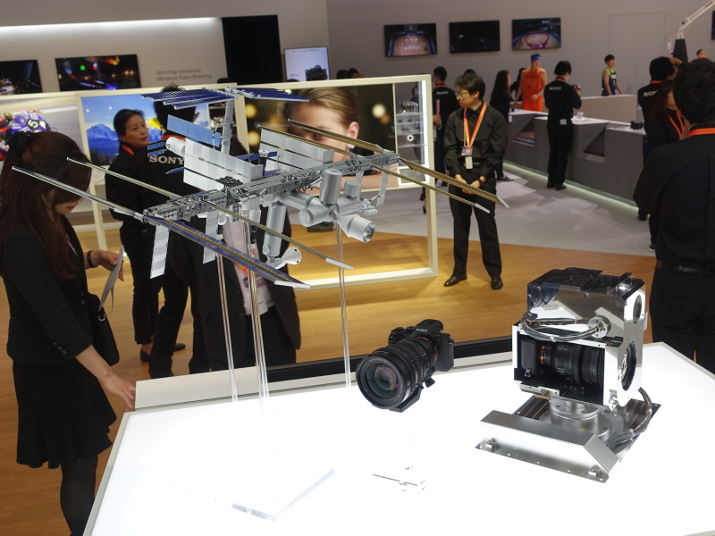 2月に行われた「CP+2017」ソニーブースの関連展示（編集部撮影）