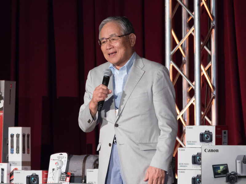キヤノンマーケティングジャパン 代表取締役会長の村瀬治男さん