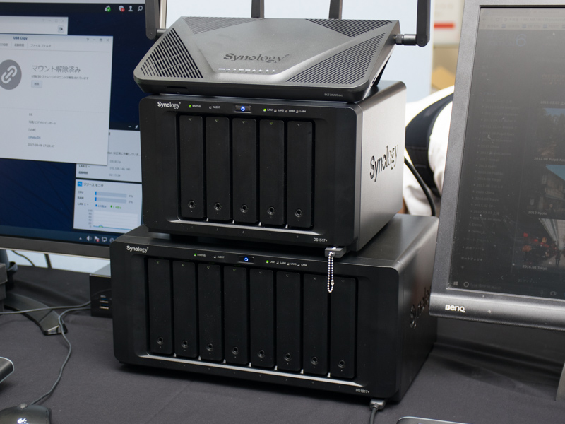 DS1517+（上）とDS1817+（下）