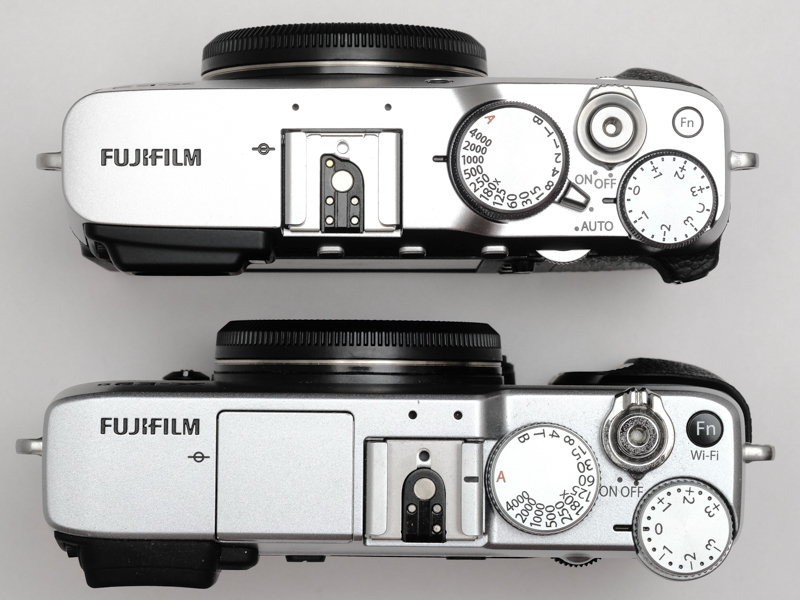 X-E2S（下）との比較