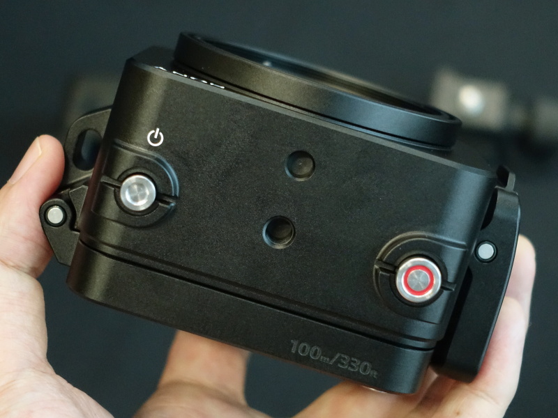 シャッターボタンの半押しもできた