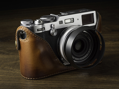 KAZA FUJIFILM X100F レザーケース カメラケース Fujifilm X100F Half Case | Leather Camera Case