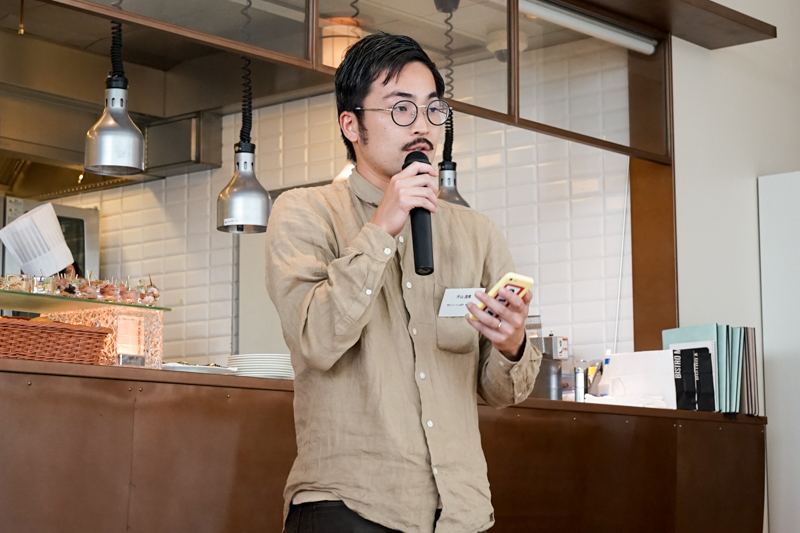 片山逹貴さん（2017年度の学生フォーカス部門ファイナリスト）