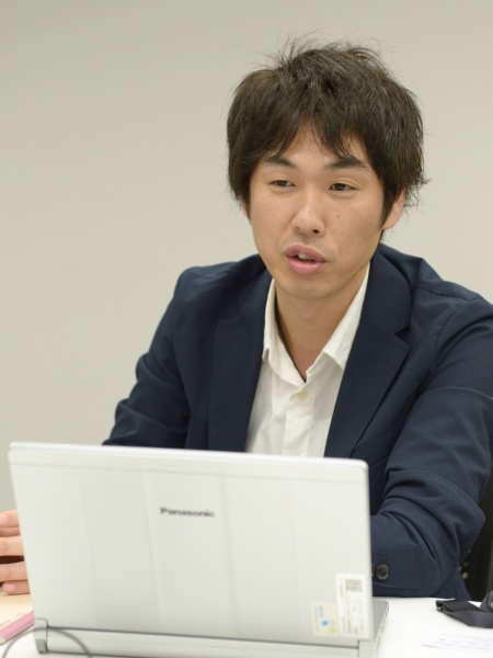 開発統括部 第一設計部 第三設計課の馬島章充さん