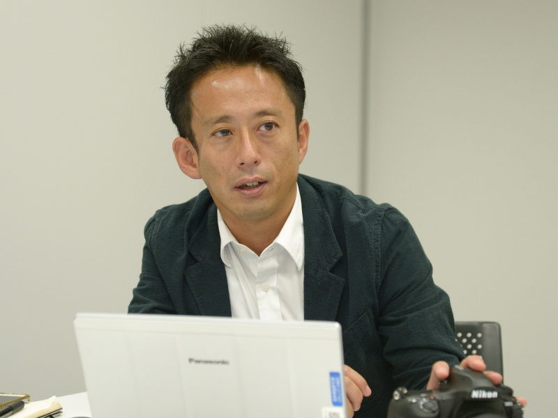 マーケティング統括部 UX企画部 商品企画一課 主幹の江口英志さん