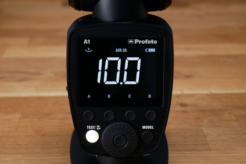 最大出力となる「10」