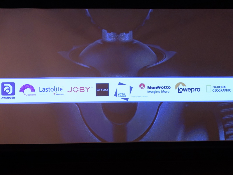 発表会資料の中で、Vitecグループが先日買収したLoweproとJOBYのロゴも並んでいた