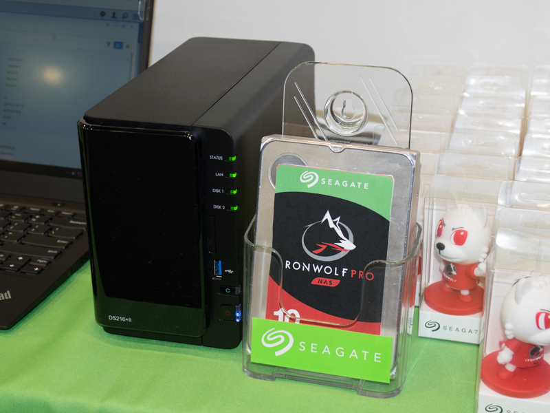 SeagateがラインナップしているNAS向けHDD「IronWolf」。
