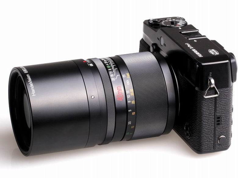 IBELUXはHadeVisionから変更されない（画像はIBELUX 40mm F/0.85）。