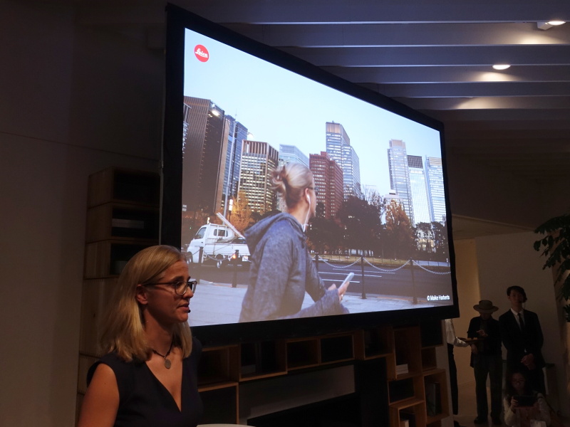 マイケ氏の撮った写真。今回の来日で皇居ランの途中に撮影したもの。