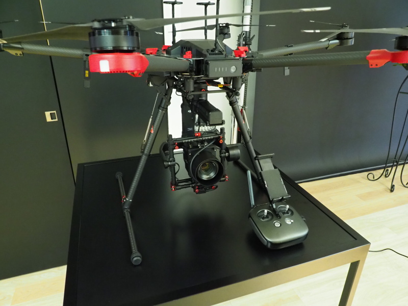 DJIのM600 ProドローンとハッセルブラッドA6D-100cの組み合わせ例