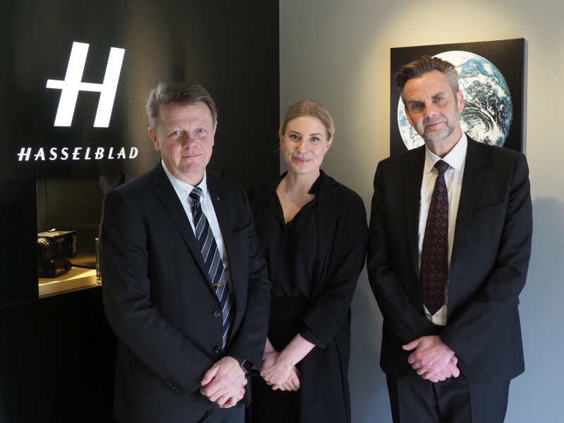 左からプロダクトマネージャーのOve Bengtsson氏、トレードマーケティングマネージャーのCharlotte Peterzéns氏、クライアントリレーションマネージャーのHans Cornet氏。